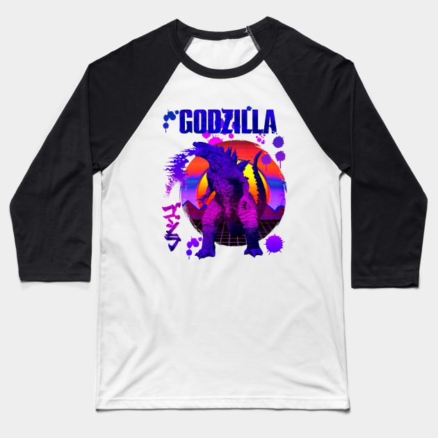 Godzilla Baseball T-Shirt by RANS.STUDIO